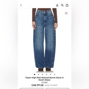 DL1961 Taylor Barrel Jeans in North Water
